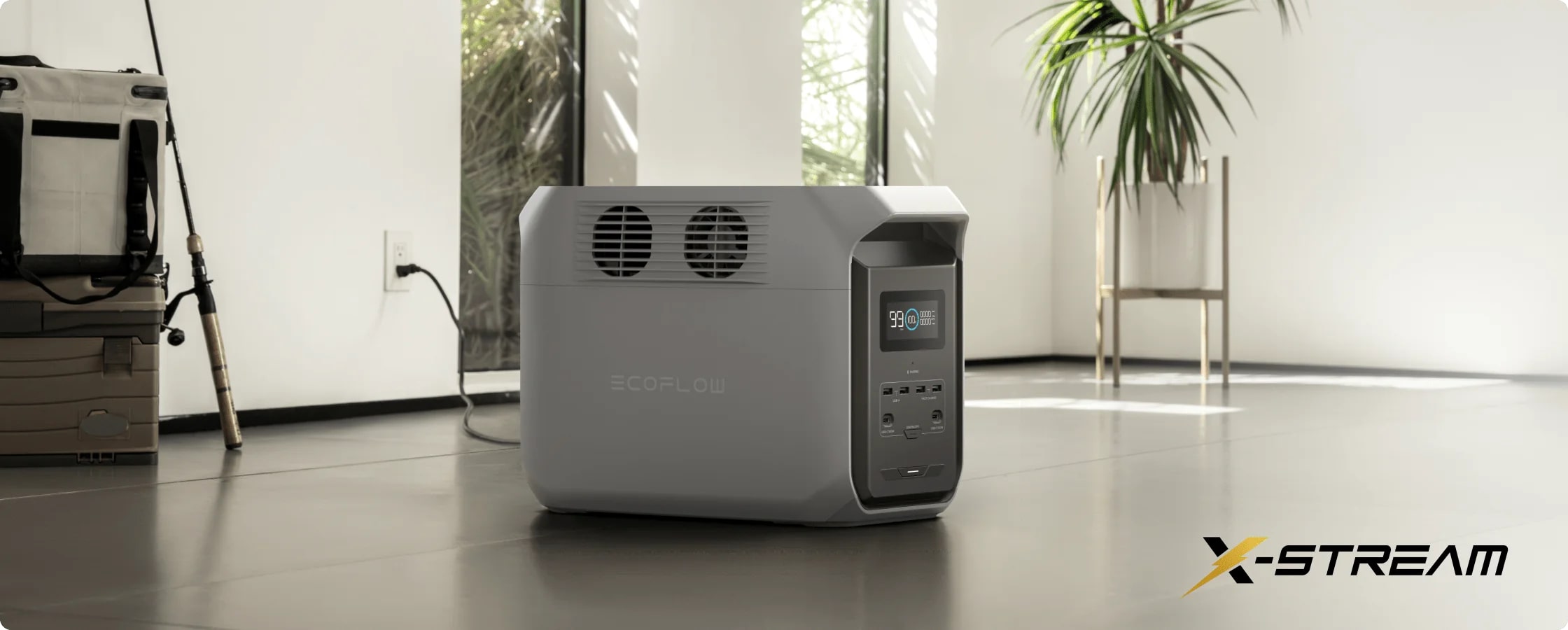 Зарядка EcoFlow DELTA 3 1500 от сети