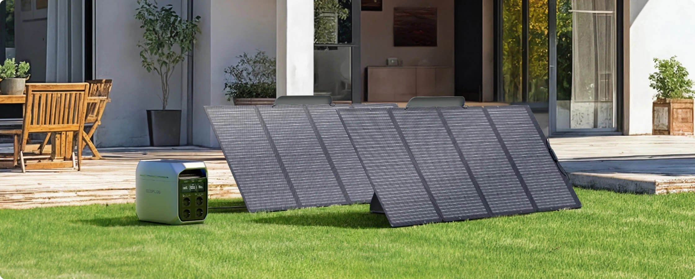 Зарядка EcoFlow DELTA 3 от солнечной панели