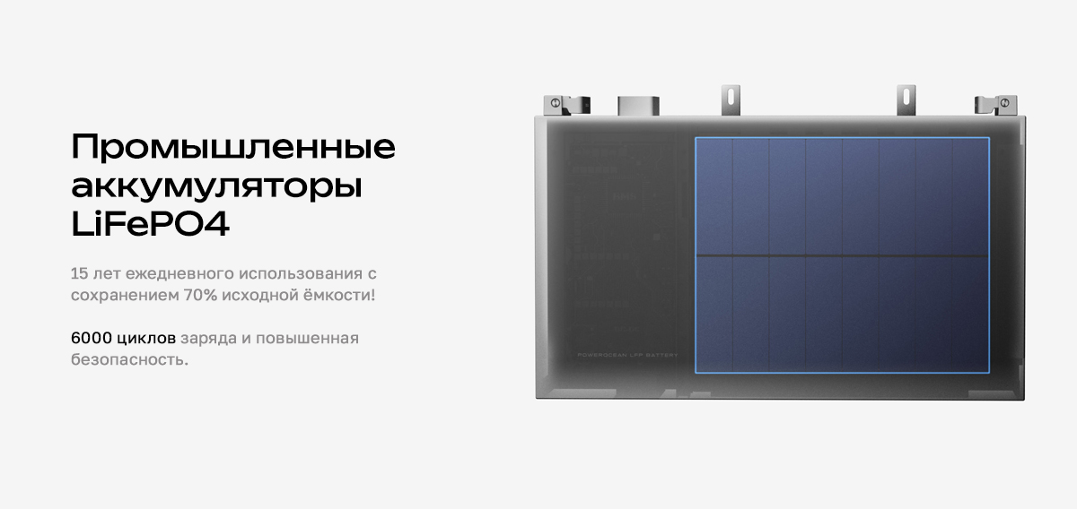 Промышленные аккумуляторы LiFePO4